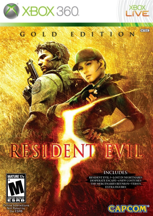 Resident Evil 5: Gold Edition (Import) (X360) i gruppen HJEMMEELEKTRONIK / Spilkonsoller og tilbehør / Xbox 360 hos TP E-commerce Nordic AB (C98664)