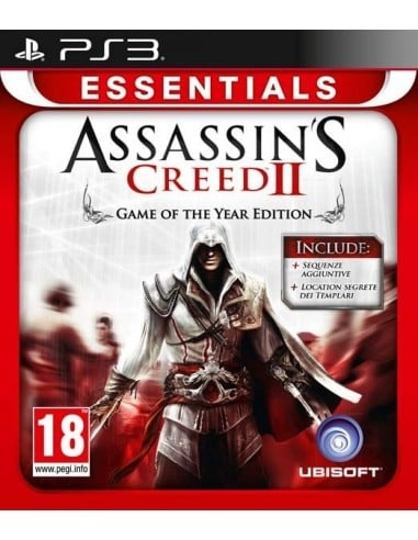 Assassin\'s Creed 2 Game of the Year (Essentials) (PS3) i gruppen HJEMMEELEKTRONIK / Spilkonsoller og tilbehør / Sony PlayStation 3 hos TP E-commerce Nordic AB (C98735)