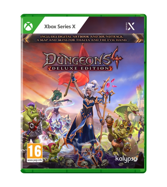 Kalypso Dungeons 4 (Deluxe-udgave) i gruppen HJEMMEELEKTRONIK / Spilkonsoller og tilbehør / Xbox Series X / Spil hos TP E-commerce Nordic AB (C98764)