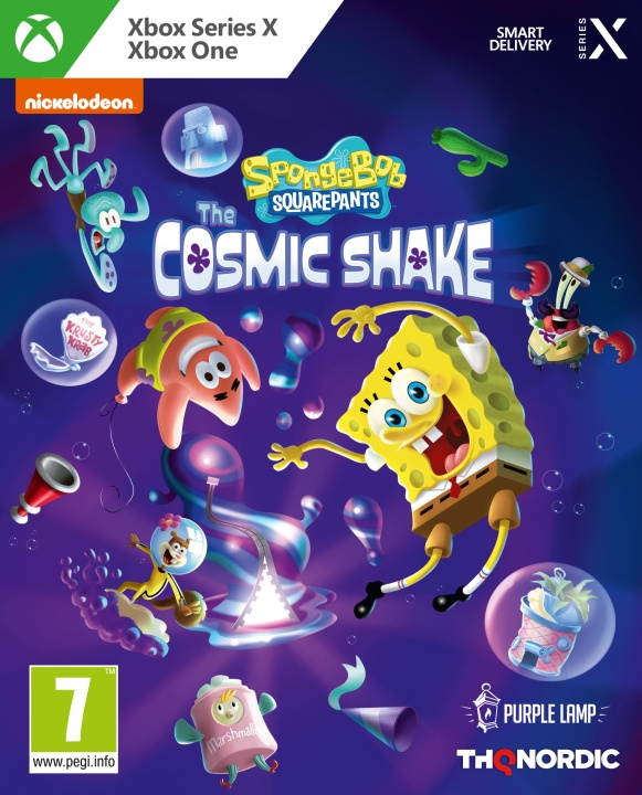 SpongeBob SquarePants The Cosmic Shake (XseriesX) i gruppen HJEMMEELEKTRONIK / Spilkonsoller og tilbehør / Xbox Series X / Spil hos TP E-commerce Nordic AB (C98772)