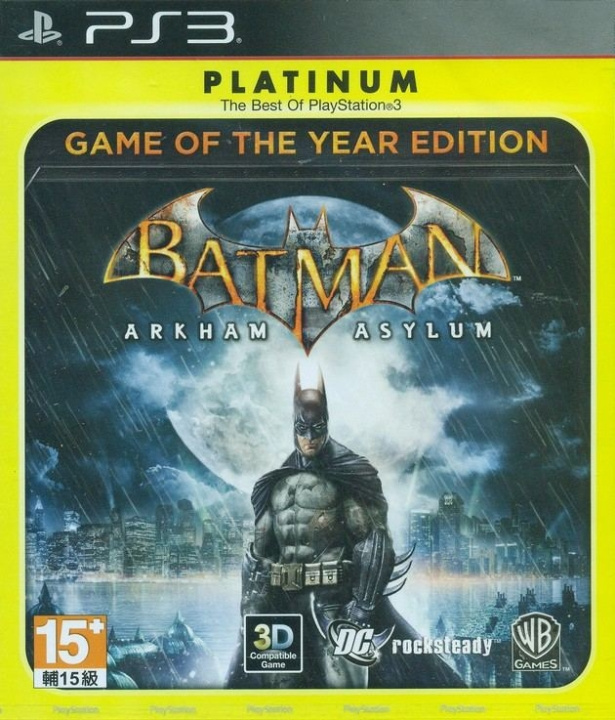 Batman: Arkham Asylum - GOTY (Platinum) (Import) (PS3) i gruppen HJEMMEELEKTRONIK / Spilkonsoller og tilbehør / Sony PlayStation 3 hos TP E-commerce Nordic AB (C98854)