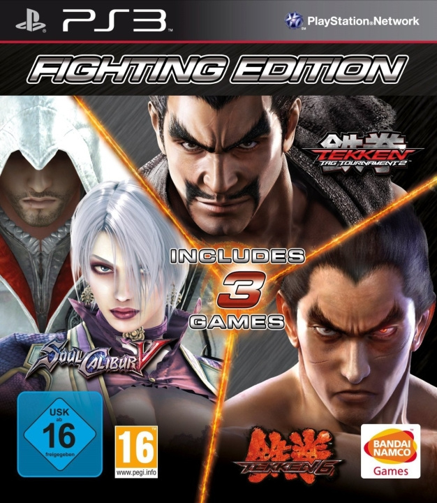 Fighting Edition: Tekken 6 + Tekken Tag Tournament 2 + Soul Calibur V (5) (PS3) i gruppen HJEMMEELEKTRONIK / Spilkonsoller og tilbehør / Sony PlayStation 3 hos TP E-commerce Nordic AB (C98934)