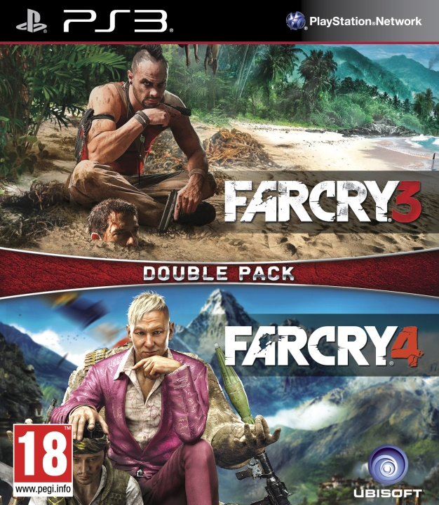 Far Cry 3 + Far Cry 4 (Double Pack) (PS3) i gruppen HJEMMEELEKTRONIK / Spilkonsoller og tilbehør / Sony PlayStation 3 hos TP E-commerce Nordic AB (C98943)