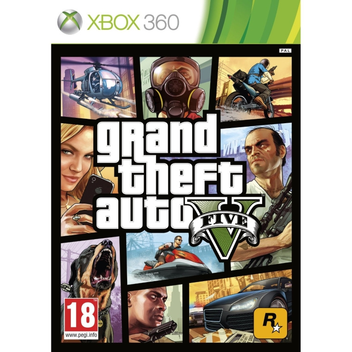 Grand Theft Auto V (GTA 5) (X360) i gruppen HJEMMEELEKTRONIK / Spilkonsoller og tilbehør / Xbox 360 hos TP E-commerce Nordic AB (C99005)