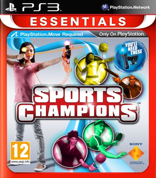 Sports Champions - Move (Essentials) (PS3) i gruppen HJEMMEELEKTRONIK / Spilkonsoller og tilbehør / Sony PlayStation 3 hos TP E-commerce Nordic AB (C99017)