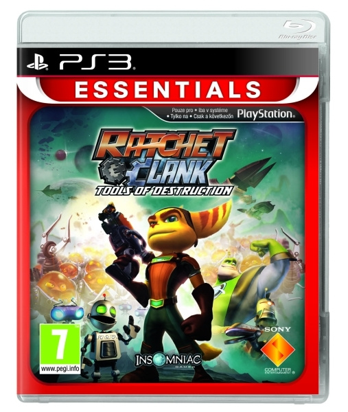 Ratchet & Clank Future: Tools Of Destruction (Essentials) (PS3) i gruppen HJEMMEELEKTRONIK / Spilkonsoller og tilbehør / Sony PlayStation 3 hos TP E-commerce Nordic AB (C99020)