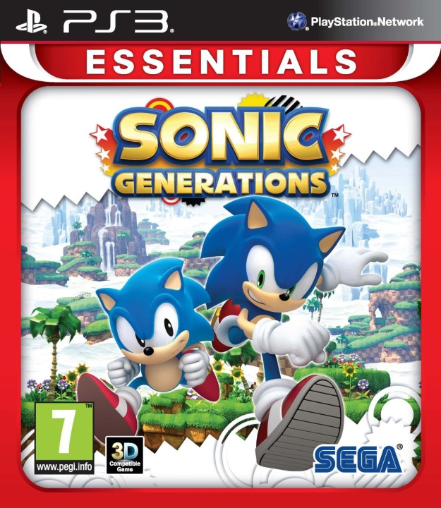 Sonic Generations (Essentials) (PS3) i gruppen HJEMMEELEKTRONIK / Spilkonsoller og tilbehør / Sony PlayStation 3 hos TP E-commerce Nordic AB (C99047)