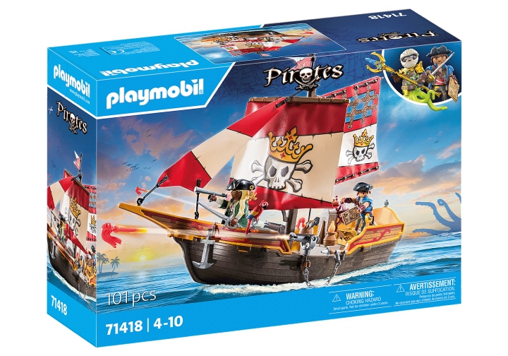 Playmobil Piratskib (71418) i gruppen LEGETØJ, BØRN & BABY / Legetøj / Legesæt hos TP E-commerce Nordic AB (C99071)