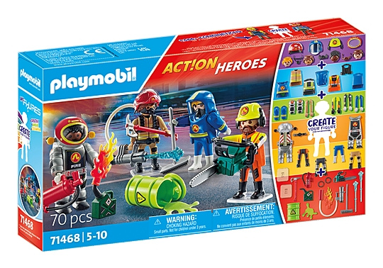 Playmobil Mine figurer: Brandvæsen (71468) i gruppen LEGETØJ, BØRN & BABY / Legetøj / Legesæt hos TP E-commerce Nordic AB (C99072)