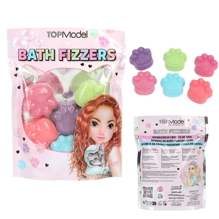 TOPModel Bathfizzer Paw Shape BEAUTY and ME ( 0413242 ) i gruppen LEGETØJ, BØRN & BABY / Pleje, sundhed og hygiejne / Bad hos TP E-commerce Nordic AB (C99096)