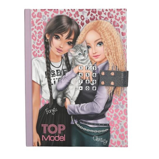 TOPModel Dagbog med kode og lyd REBEL KITTY ( 0413230 ) i gruppen LEGETØJ, BØRN & BABY / Legetøj / Tegne og tælle hos TP E-commerce Nordic AB (C99098)