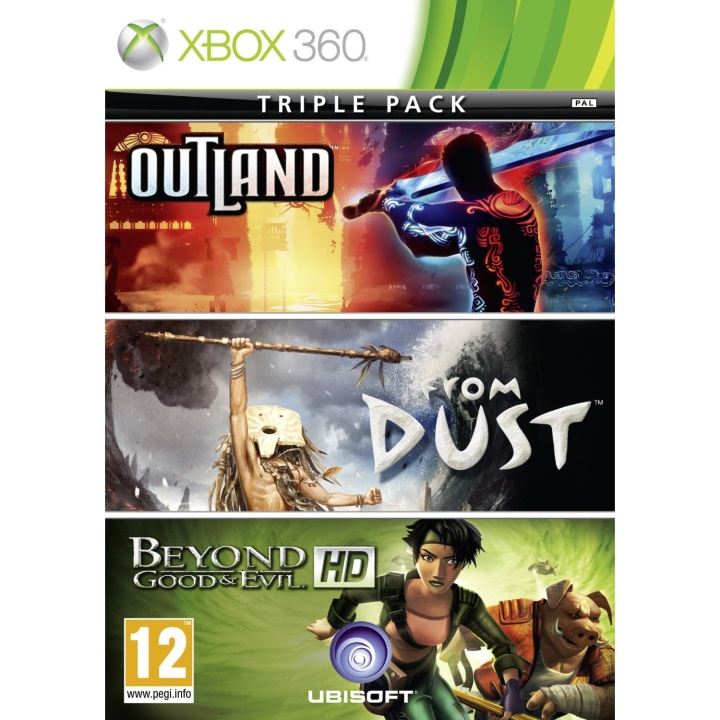 Beyond Good and Evil/Outland/From Dust (X360) i gruppen HJEMMEELEKTRONIK / Spilkonsoller og tilbehør / Xbox 360 hos TP E-commerce Nordic AB (C99250)