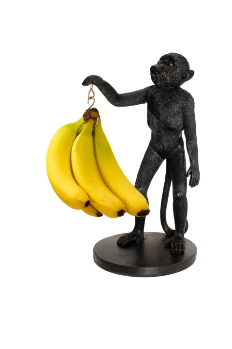 Winkee Frugtholder - Monkey Bananholder - Sort i gruppen SPORT, FRITID & HOBBY / Sjove gadgets / Smarte løsninger hos TP E-commerce Nordic AB (C99253)