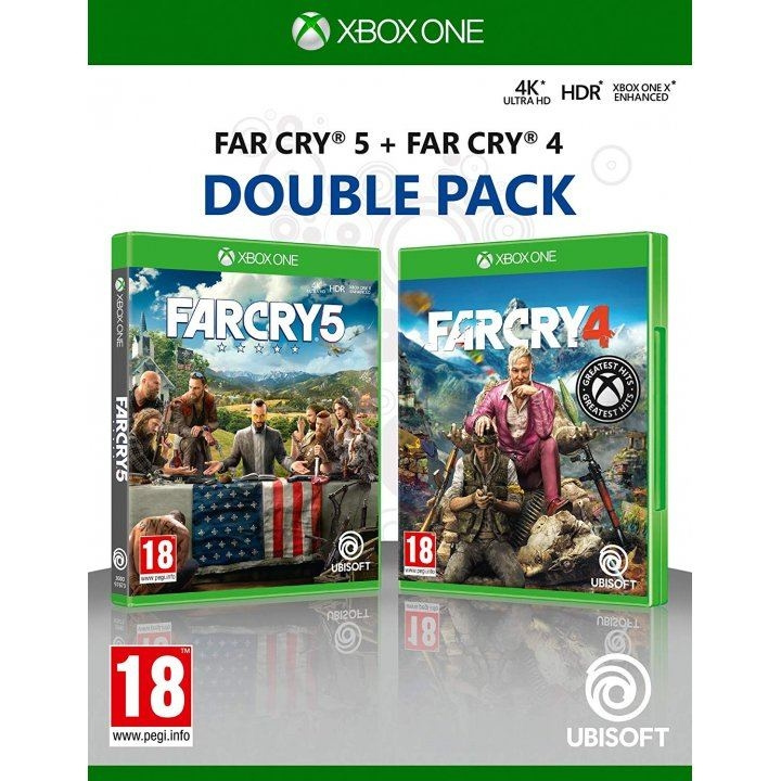 Far Cry 4 + Far Cry 5 Double Pack (XONE) i gruppen HJEMMEELEKTRONIK / Spilkonsoller og tilbehør / Xbox One / Spil hos TP E-commerce Nordic AB (C99261)