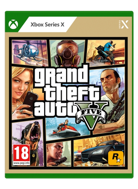 Grand Theft Auto V (GTA 5) (XseriesX) i gruppen HJEMMEELEKTRONIK / Spilkonsoller og tilbehør / Xbox Series X / Spil hos TP E-commerce Nordic AB (C99265)