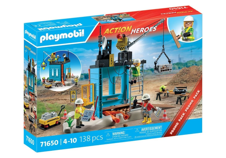 Playmobil Byggeplads (71650) i gruppen LEGETØJ, BØRN & BABY / Legetøj / Legesæt hos TP E-commerce Nordic AB (C99268)