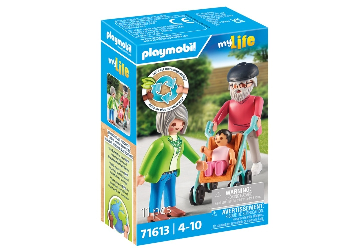 Playmobil Bedsteforældre med baby (71613) i gruppen LEGETØJ, BØRN & BABY / Legetøj / Legesæt hos TP E-commerce Nordic AB (C99309)