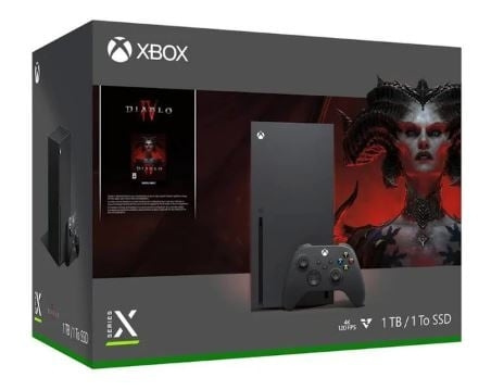 Xbox Series X – Diablo IV Bundle (XseriesX) i gruppen HJEMMEELEKTRONIK / Spilkonsoller og tilbehør / Xbox Series X / Spilkonsoller hos TP E-commerce Nordic AB (C99325)