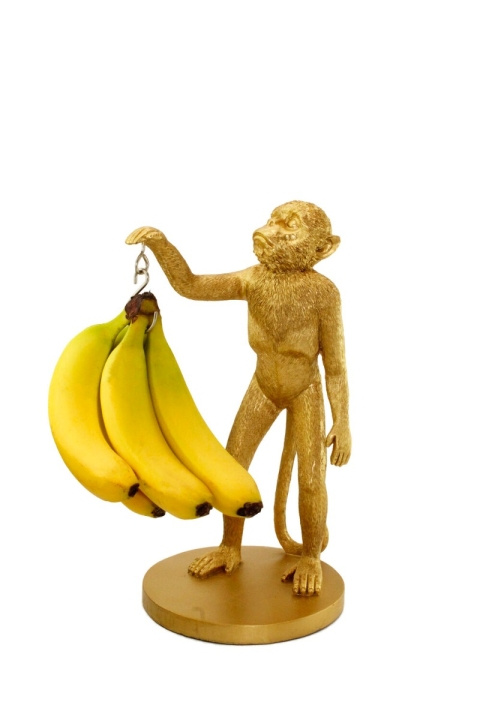 Winkee Frugtholder - Abe Bananholder - Guld i gruppen SPORT, FRITID & HOBBY / Sjove gadgets / Smarte løsninger hos TP E-commerce Nordic AB (C99369)