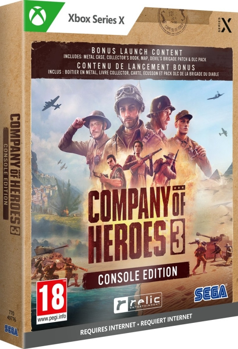 Company of Heroes 3 (Steelbook Edition) (XseriesX) i gruppen HJEMMEELEKTRONIK / Spilkonsoller og tilbehør / Xbox Series X / Spil hos TP E-commerce Nordic AB (C99466)