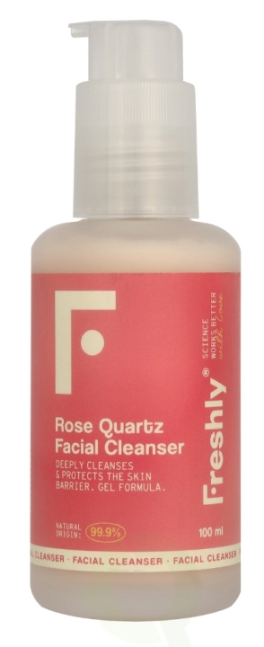 Freshly Cosmetics Rose Quartz Facial Cleanser 100 ml i gruppen SKØNHED & HELSE / Hudpleje / Ansigt / Rengøring hos TP E-commerce Nordic AB (C99676)