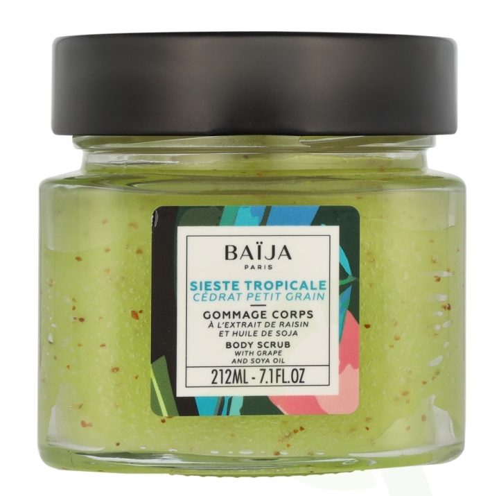 Baija Paris Baija Sieste Tropicale Body Scrub 212 ml Citron Petit Grain i gruppen SKØNHED & HELSE / Hudpleje / Ansigt / Scrub / Peeling hos TP E-commerce Nordic AB (C99714)