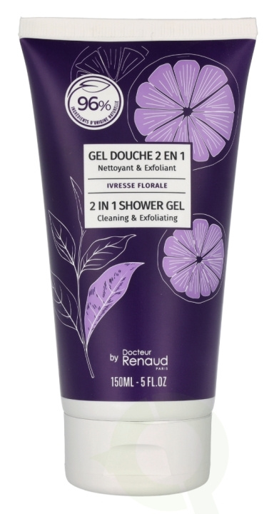 Dr. Renaud Ivresse Flor. 2 In 1 Shower Gel-Cleanser & Scrub 150 ml i gruppen SKØNHED & HELSE / Hudpleje / Kropspleje / Bad & brusecreme hos TP E-commerce Nordic AB (C99738)