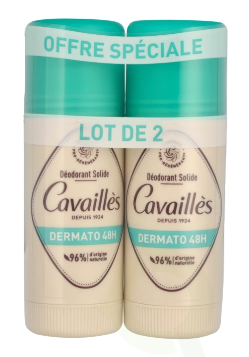 Roge Cavailles Dermato 48H Deo Stick Duo 80 ml 2x40ml i gruppen SKØNHED & HELSE / Duft & Parfume / Deodorant / Deo for hende hos TP E-commerce Nordic AB (C99792)