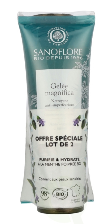 Sanoflore Gelee Magnifica Anti-Impurities Cleanser Duo 240 ml 2x120ml i gruppen SKØNHED & HELSE / Hudpleje / Ansigt / Ansigtscreme hos TP E-commerce Nordic AB (C99793)