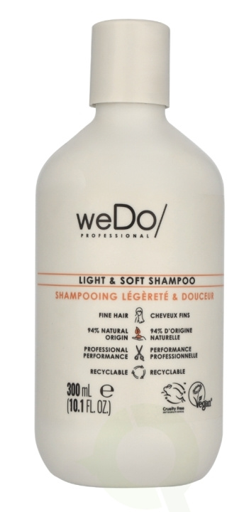 weDo/ Light & Soft Shampoo 300 ml i gruppen SKØNHED & HELSE / Hår og styling / Hårpleje / Shampoo hos TP E-commerce Nordic AB (C99825)