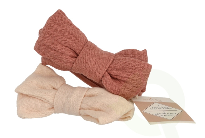 Bachca Paris Gauze Knot Elastic Bows Set 2 piece 2 Pieces i gruppen SKØNHED & HELSE / Hår og styling / Hårtilbehør hos TP E-commerce Nordic AB (C99866)