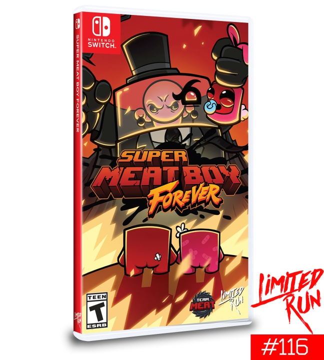 Limited Run Super Meat Boy Forever (Limited Run #116) (Import) i gruppen HJEMMEELEKTRONIK / Spilkonsoller og tilbehør / Nintendo Switch / Spil hos TP E-commerce Nordic AB (D00112)