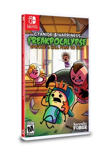 Limited Run Cyanide & Happiness Freakpocalypse - Episode 1: Hall Pass To Hell (Limited Run) (Import) i gruppen HJEMMEELEKTRONIK / Spilkonsoller og tilbehør / Nintendo Switch / Spil hos TP E-commerce Nordic AB (D00136)