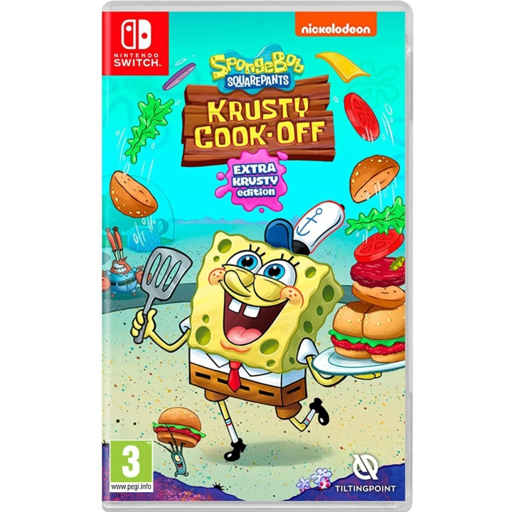 SpongeBob: Krusty Cook-Off (Extra Krusty Edition) (Switch) i gruppen HJEMMEELEKTRONIK / Spilkonsoller og tilbehør / Nintendo Switch / Spil hos TP E-commerce Nordic AB (D00139)