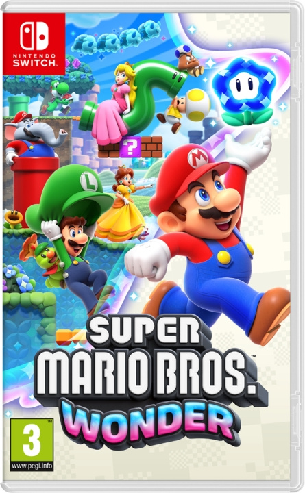 Super Mario Bros. Wonder (UK, SE, DK, FI) (Switch) i gruppen HJEMMEELEKTRONIK / Spilkonsoller og tilbehør / Nintendo Switch / Spil hos TP E-commerce Nordic AB (D00289)