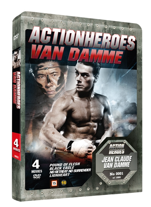 JEAN CLAUE VAN DAMME : ACTION HEROES i gruppen HJEMMEELEKTRONIK / Lyd & billede / Tv og tilbehør / Film / DVD hos TP E-commerce Nordic AB (D00294)