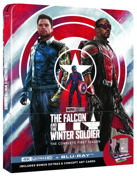 THE FALCON AND THE WINTER SOLDIER SEASON 1 - STEELBOOK i gruppen HJEMMEELEKTRONIK / Lyd & billede / Tv og tilbehør / Film / Blu-ray hos TP E-commerce Nordic AB (D00315)