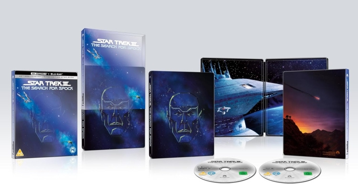 STAR TREK III: THE SEARCH FOR SPOCK STEELBOOK (2-DISC LTD EDIT) i gruppen HJEMMEELEKTRONIK / Lyd & billede / Tv og tilbehør / Film / Blu-ray hos TP E-commerce Nordic AB (D00346)