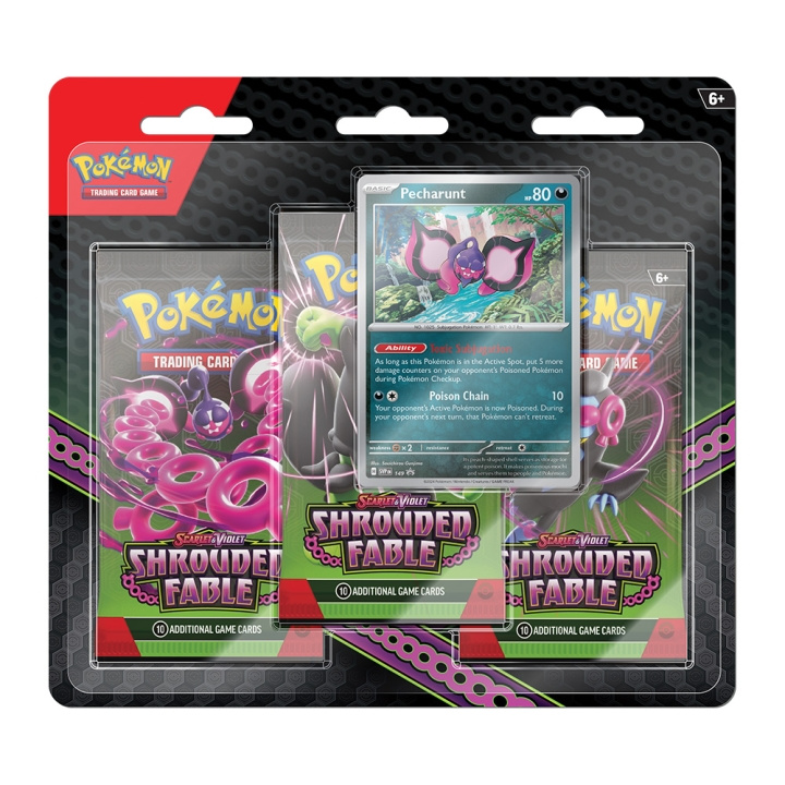 Pokémon SV6.5 Shrouded Fable Blister 3-pak (POK87999) i gruppen LEGETØJ, BØRN & BABY / Spil / Kortspil hos TP E-commerce Nordic AB (D00455)