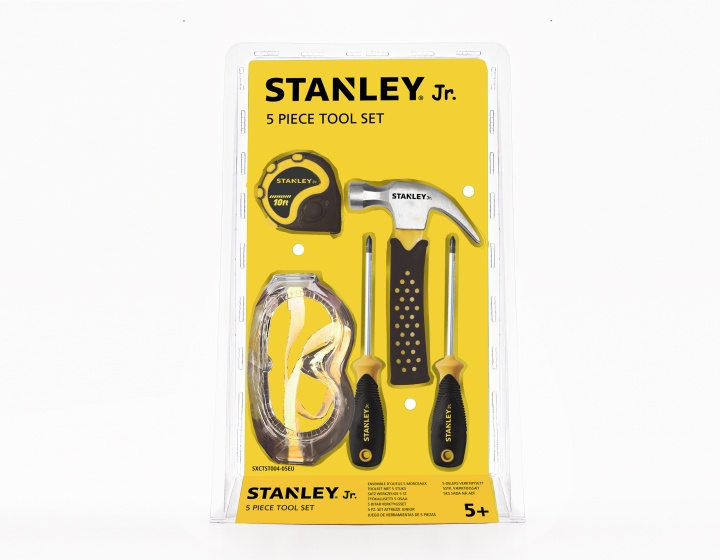 StanleyStanley Jr - Værktøjssæt med 5 dele (ST004-05-SY) i gruppen LEGETØJ, BØRN & BABY / Legetøj / Lille hjem & rollespil hos TP E-commerce Nordic AB (D00538)