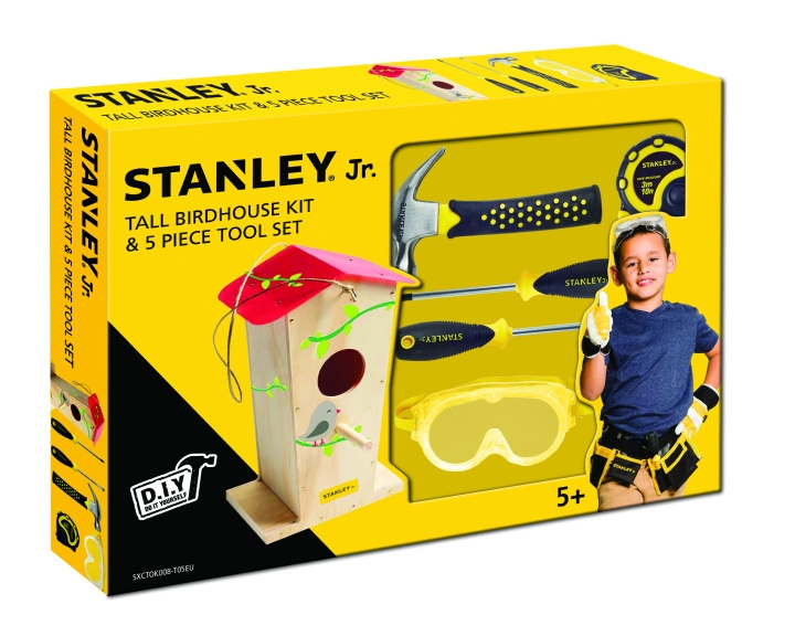 Stanley Junior - Værktøjssæt med fuglehus (STOK008-T05-SY) i gruppen LEGETØJ, BØRN & BABY / Legetøj / Lille hjem & rollespil hos TP E-commerce Nordic AB (D00539)