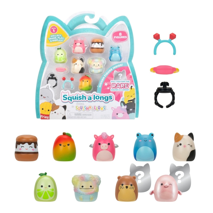 Squishalongs 2,5 cm 8-pak Asst (2420121) i gruppen LEGETØJ, BØRN & BABY / Legetøj / Figurer, miniaturer og tilbehør hos TP E-commerce Nordic AB (D00606)