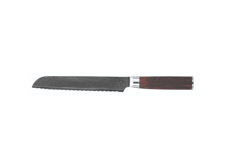 Sobczyk Damaskus brødkniv - 20 cm blad i gruppen HJEM, HUS & HAVE / Køkkenredskaber / Køkkenknive & Knivslibemaskiner hos TP E-commerce Nordic AB (D00608)