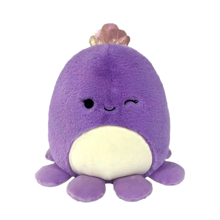 Squishmallows P20 Fuzz A Mallows Violet Octopus (209139) i gruppen LEGETØJ, BØRN & BABY / Babyleg (0-3 år) / Tøjdyr hos TP E-commerce Nordic AB (D00617)