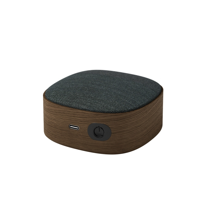 SACKit Go Wood bærbar Bluetooth-højttaler - røget eg - S i gruppen HJEMMEELEKTRONIK / Lyd & billede / Højttalere & tilbehør hos TP E-commerce Nordic AB (D00635)