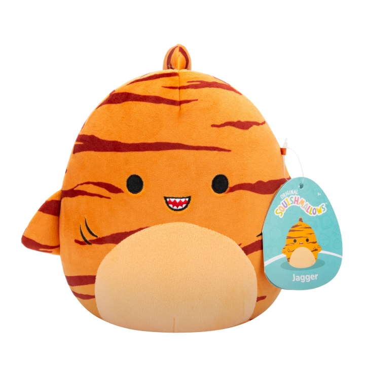 Squishmallows P20 Plys - Jagger Tigerhajen (206091) i gruppen LEGETØJ, BØRN & BABY / Babyleg (0-3 år) / Tøjdyr hos TP E-commerce Nordic AB (D00650)