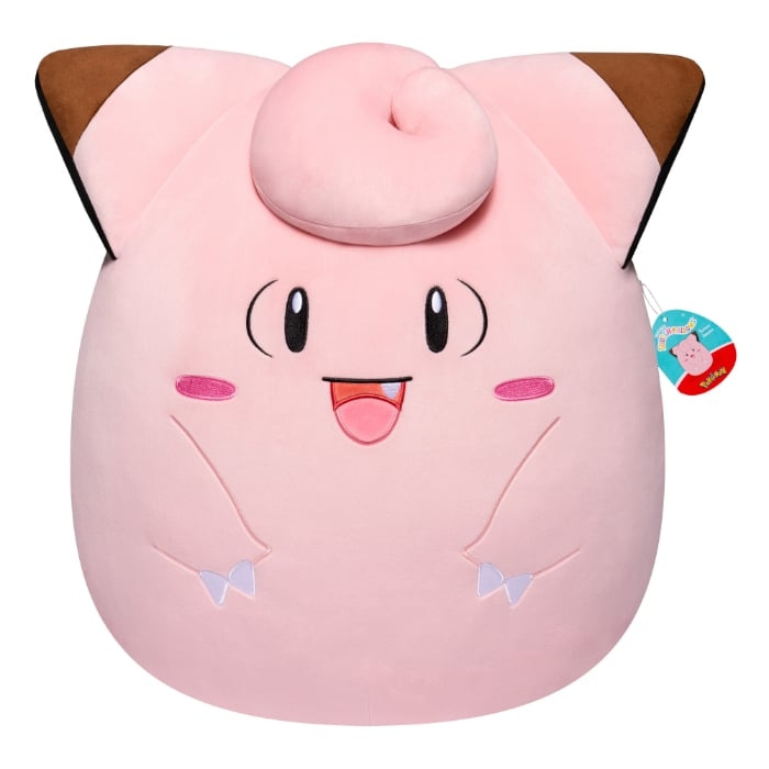 Squishmallows POKEMON CLEFAIRY, 25 CM (SQPK00249) i gruppen LEGETØJ, BØRN & BABY / Babyleg (0-3 år) / Tøjdyr hos TP E-commerce Nordic AB (D00668)