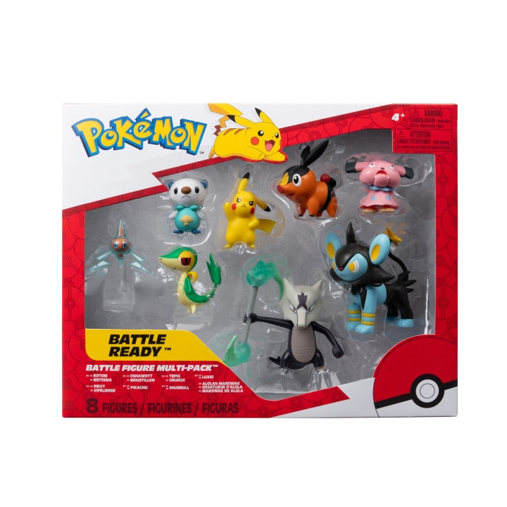 Pokémon Battle Figure 8 Pk (PKW3615) i gruppen LEGETØJ, BØRN & BABY / Legetøj / Figurer, miniaturer og tilbehør hos TP E-commerce Nordic AB (D00681)