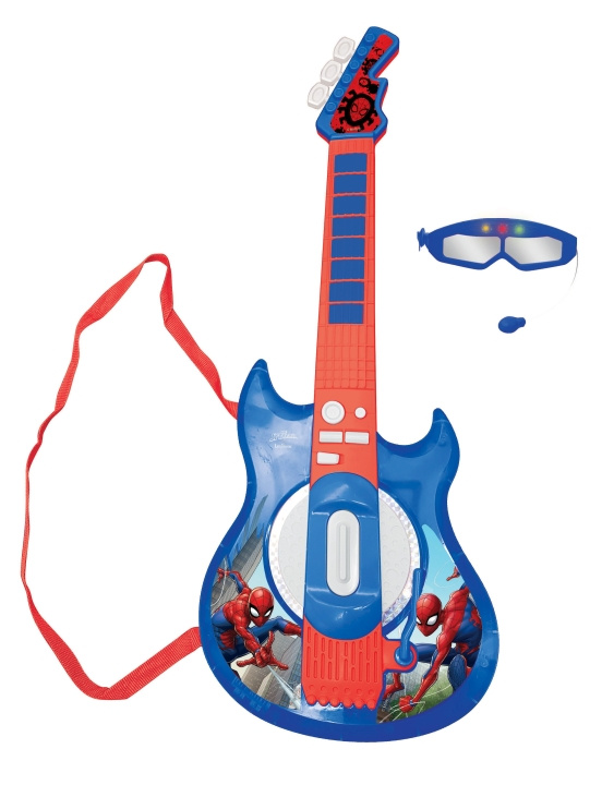 Lexibook Spider-Man - elektronisk lysguitar (K260SP) i gruppen LEGETØJ, BØRN & BABY / Musik, sang og billede / Instrumenter hos TP E-commerce Nordic AB (D00716)