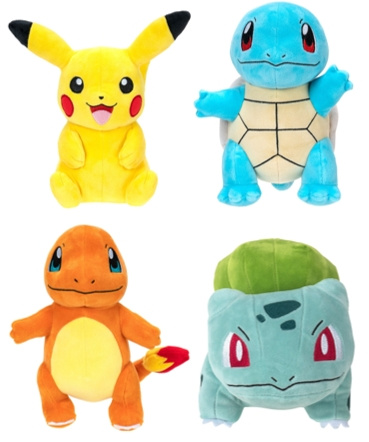 Pokémon PLYS 20 CM KANTO ASS (PKW3403) i gruppen LEGETØJ, BØRN & BABY / Babyleg (0-3 år) / Tøjdyr hos TP E-commerce Nordic AB (D00752)